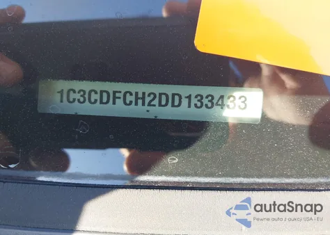 2013 Dodge Dart Limited из США, поврежденный, VIN 1C3CDFCH2DD133433